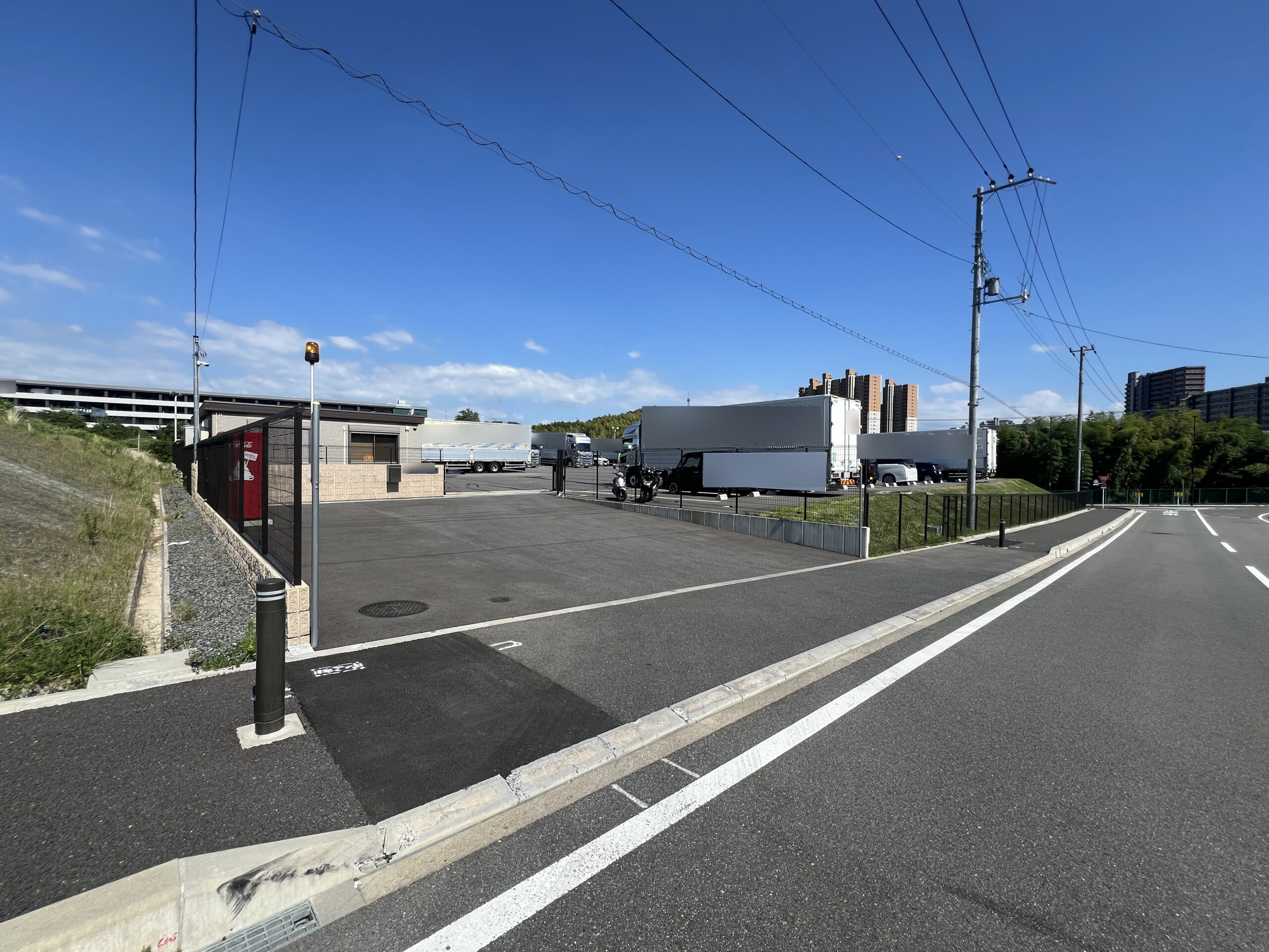 大型車駐車場/京田辺市松井栂谷1216坪