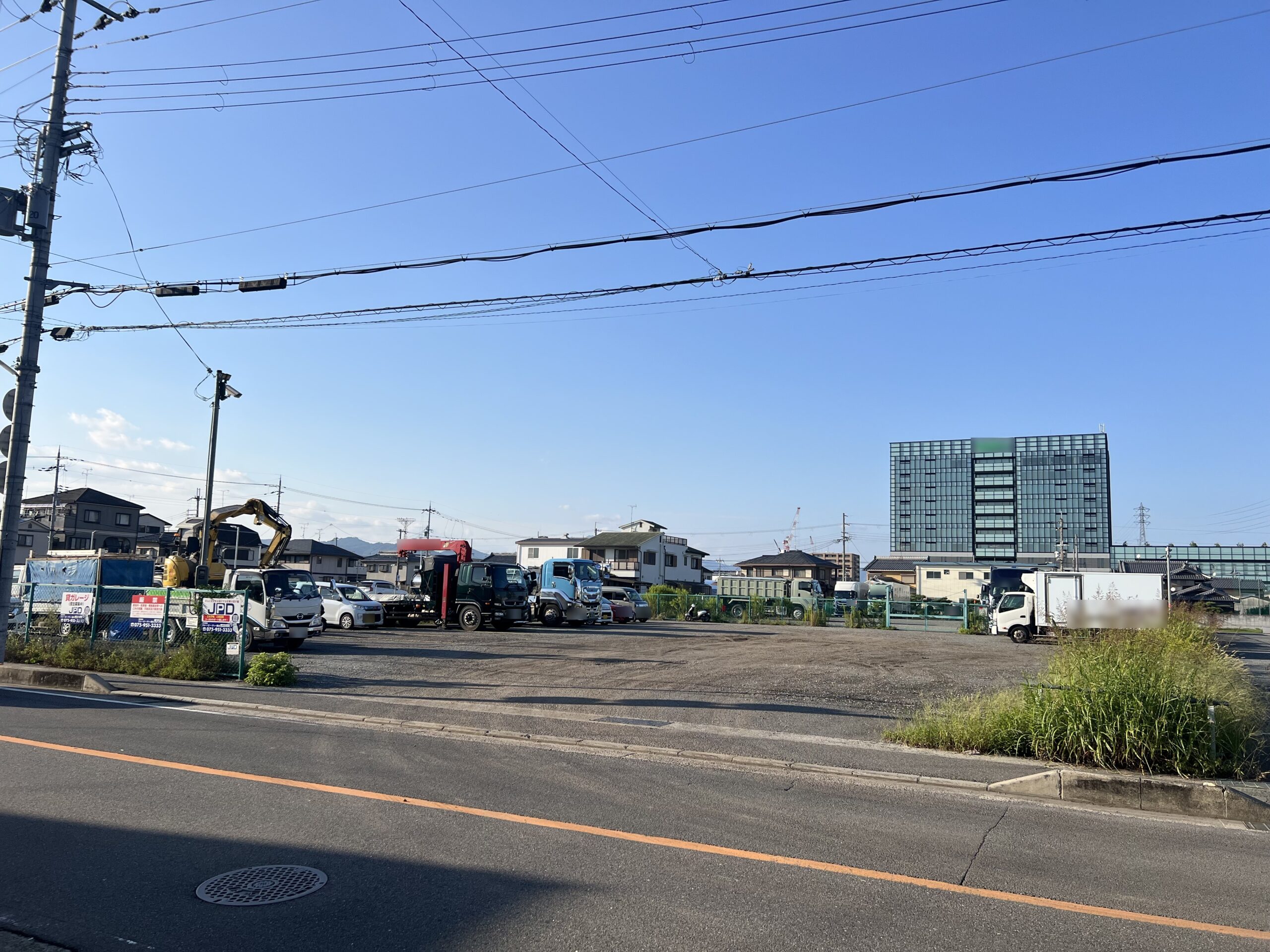 向日市森本町東ノ口トラック駐車場｜募集中！！大型トラック２台